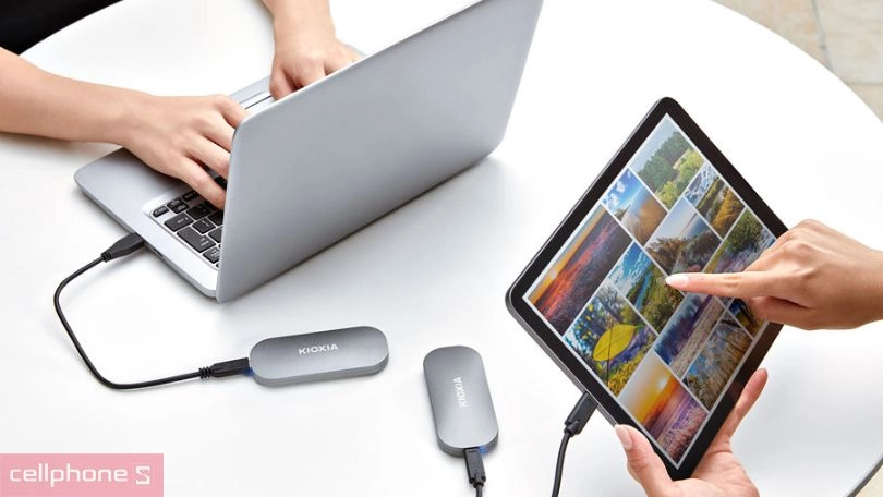 Ổ cứng di động SSD Kioxia Exceria Plus Portable 1TB