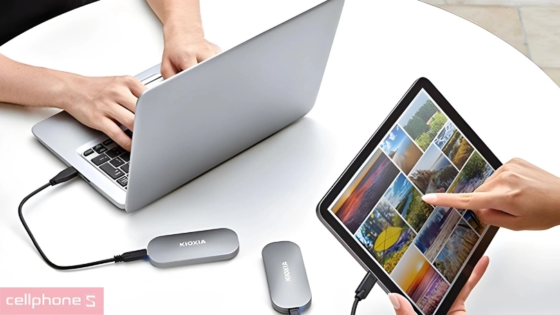 Ổ cứng di động SSD Kioxia Exceria Plus Portable 2TB