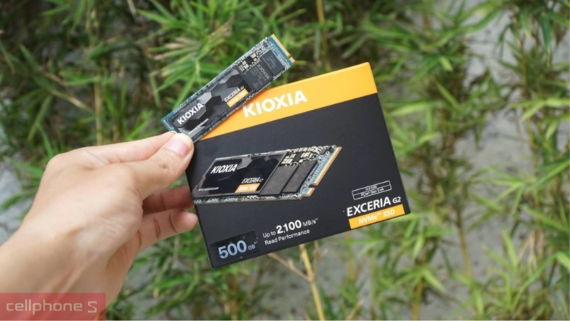 Ổ cứng SSD Kioxia Exceria G2 NVME GEN 3 X4 500GB mở rộng không gian lưu trữ