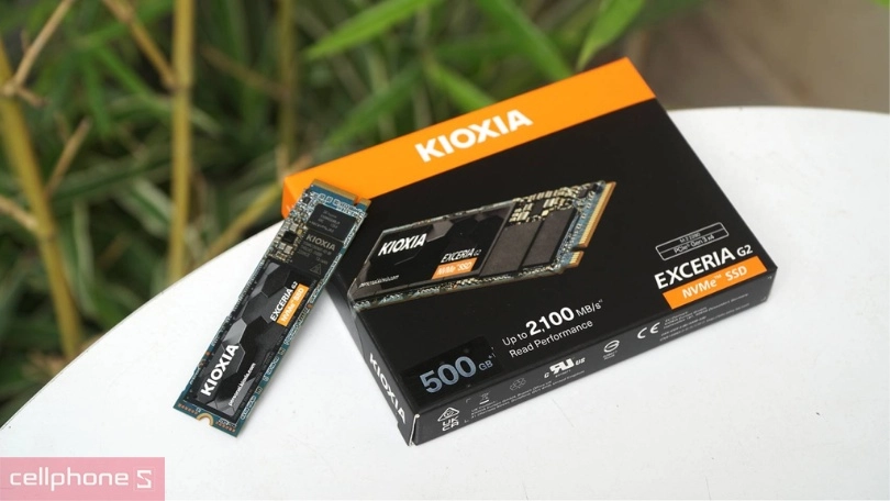 Ổ cứng SSD Kioxia Exceria G2 NVME GEN 3 X4 500GB mở rộng không gian lưu trữ