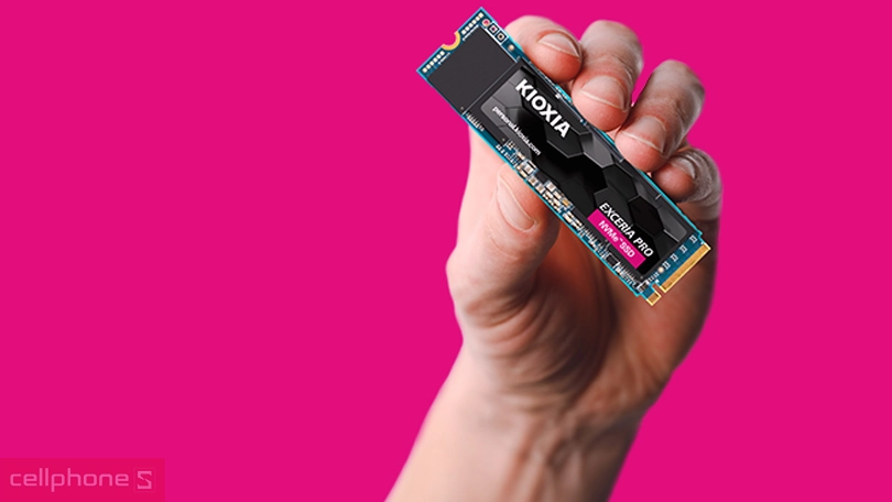 Dung lượng ổ cứng SSD Kioxia Exceria Pro NVMe Gen 4 X4 2TB