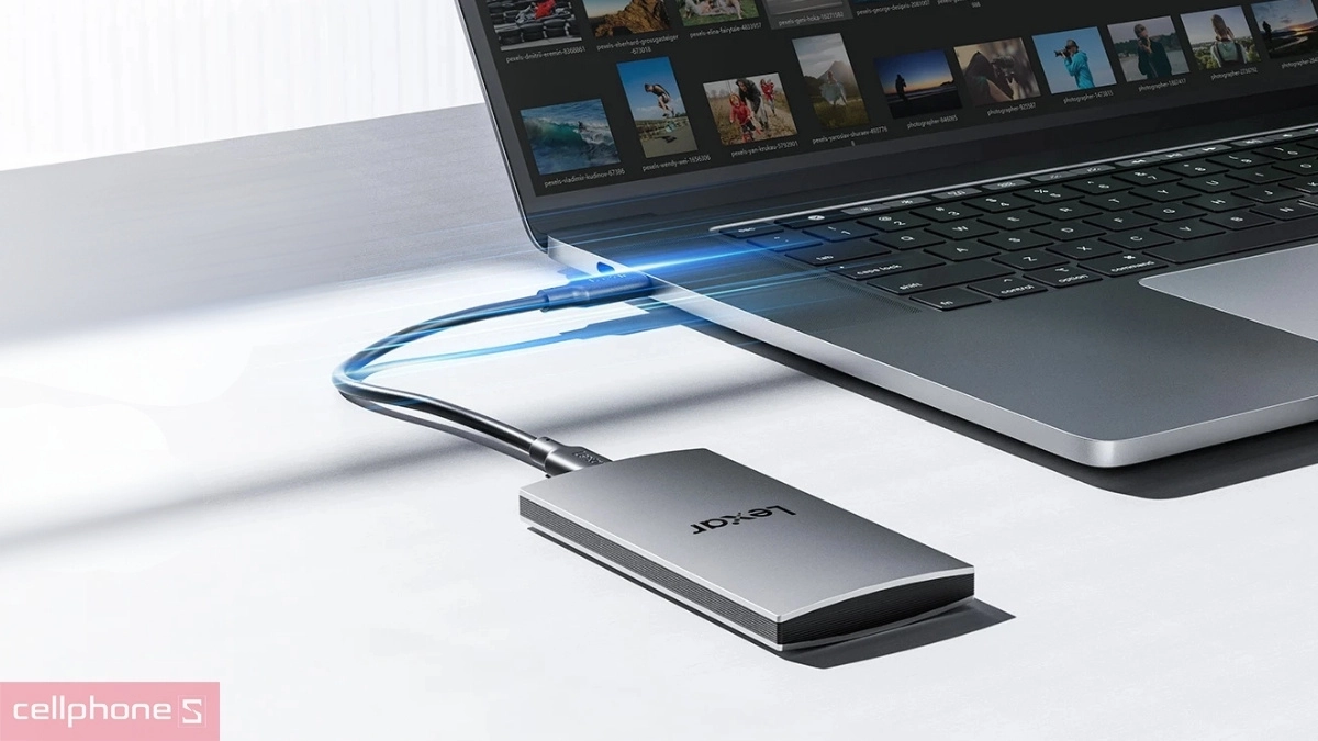 Dung lượng ổ cứng di động SSD Lexar ES3 USB 3.2 Gen 2 1TB