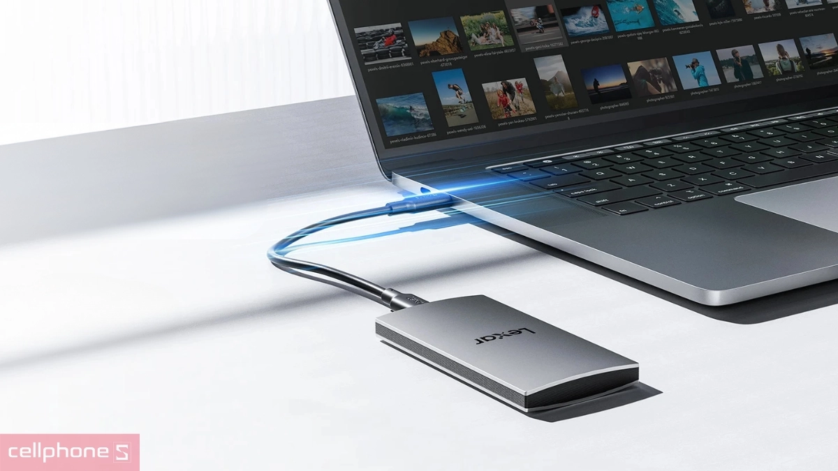 Tốc độ đọc - ghi của ổ cứng di động SSD Lexar ES3 USB 3.2 Gen 2 2TB