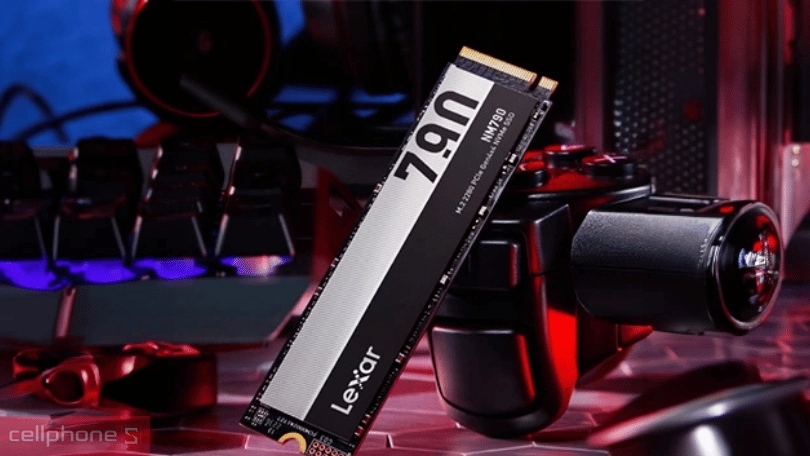 Ổ cứng SSD Lexar NM790 M.2 2280 PCIE Gen 4×4 NVME - Tốc độ đọc 7400MB/s và ghi lên đến 6500MB/s