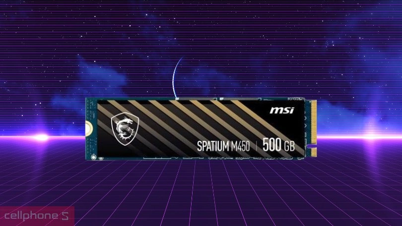 Ổ cứng SSD MSI Spatium M450 PCIe 4.0 NVMe M.2 PCIe 500GB