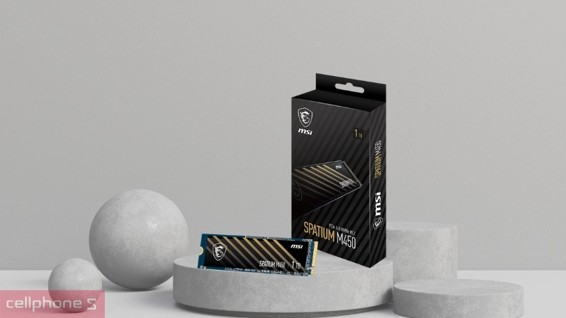 Ổ cứng SSD MSI Spatium M450 M.2 Pcie Gen 4 NVMe 1TB – Hiệu năng ấn tượng