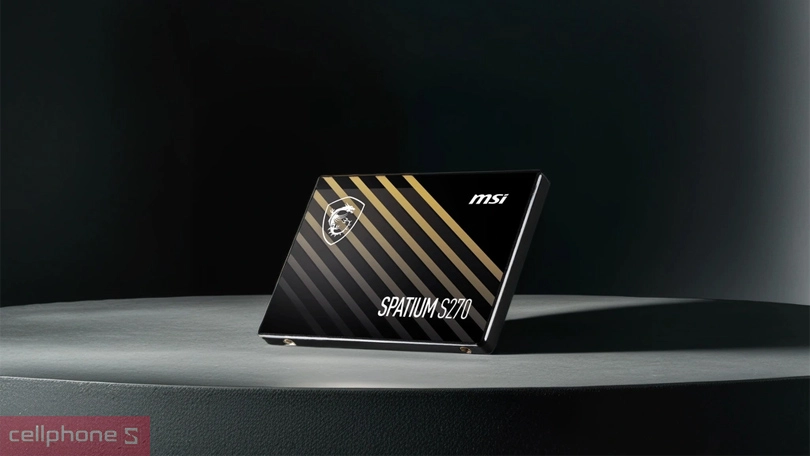 Dung lượng ổ cứng SSD MSI SPATIUM S270 SATA 2.5" 480GB