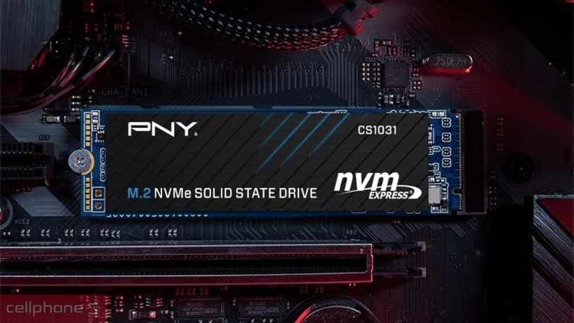 Ổ cứng SSD PNY CS1031 M.2 2280 NVMe PCIE Gen 3x4 256GB - Hiệu suất cao, thiết kế nhỏ gọn