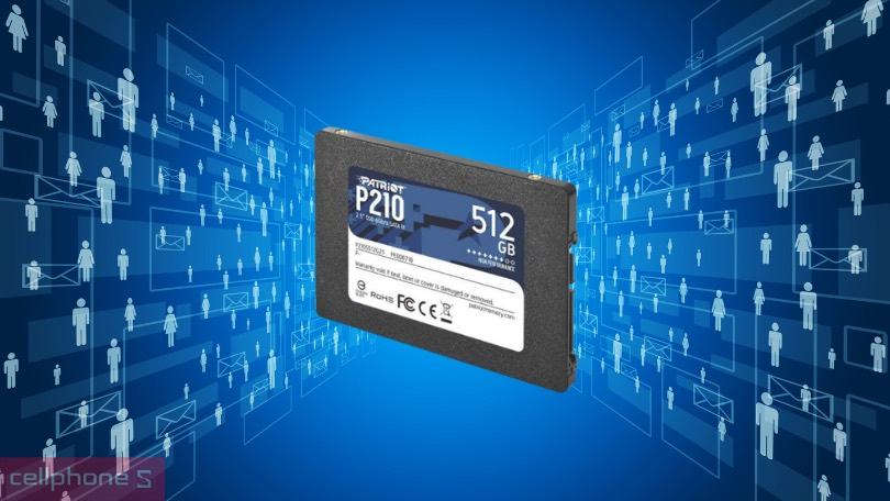 Thiết kế ổ cứng SSD Patriot P210 SATA 3 512GB