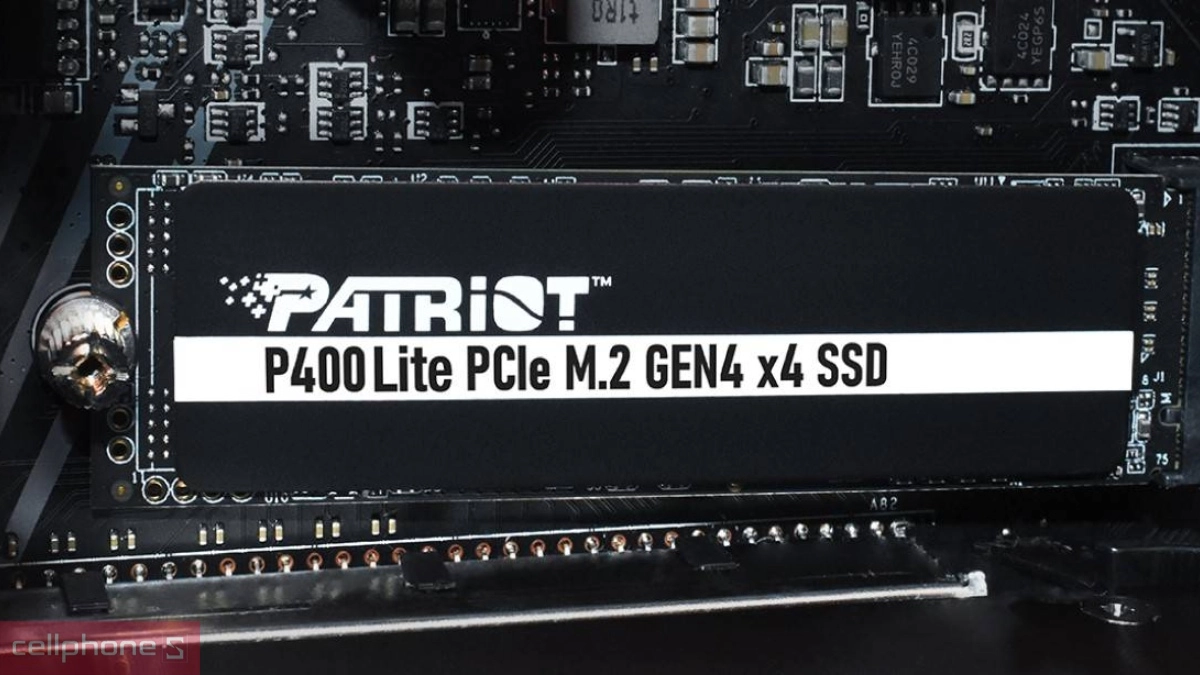 Tản nhiệt ổ cứng SSD Patriot 1TB P400 Lite M.2 NVMe PCIe Gen 4X4