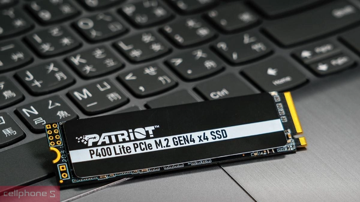 Cổng giao tiếp trên ổ cứng SSD Patriot 1TB P400 Lite M.2 NVMe PCIe Gen 4X4