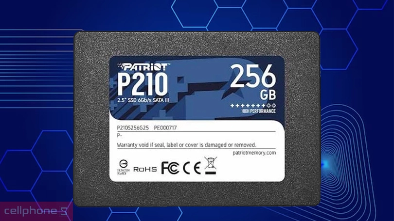 Tốc độ đọc - ghi ổ cứng SSD Patriot P210 SATA 3 256GB