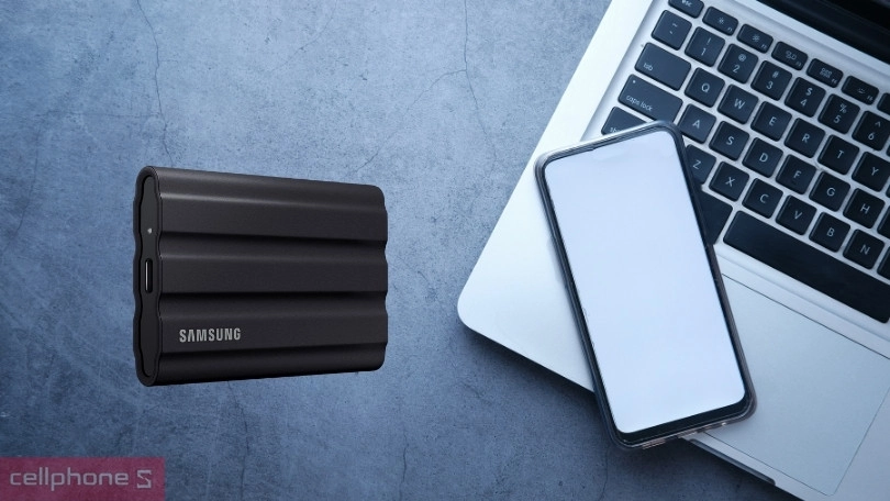 Dung lượng ổ cứng di động SSD Samsung T7 Portable 4TB