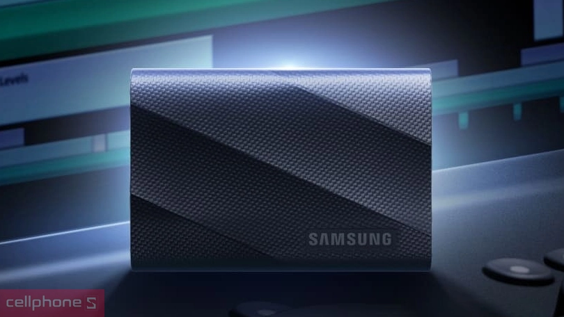 Ổ cứng di động SSD Samsung T9 2000MB/S 2TB MU-PG2T0B-WW – Dung lượng lưu trữ ấn tượng