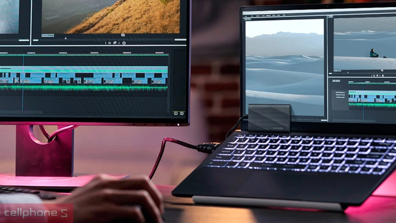 Ổ cứng di động SSD Samsung T9 2000MB/S 2TB MU-PG2T0B-WW – Dung lượng lưu trữ ấn tượng