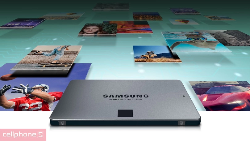 Dung lượng, tốc độ đọc/ghi của ổ cứng SSD Samsung 870 QVO 2.5" SATA III 1TB