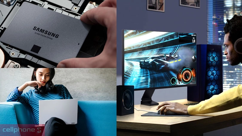 Chuẩn kết nối của ổ cứng SSD Samsung 870 QVO 2.5" SATA III 1TB