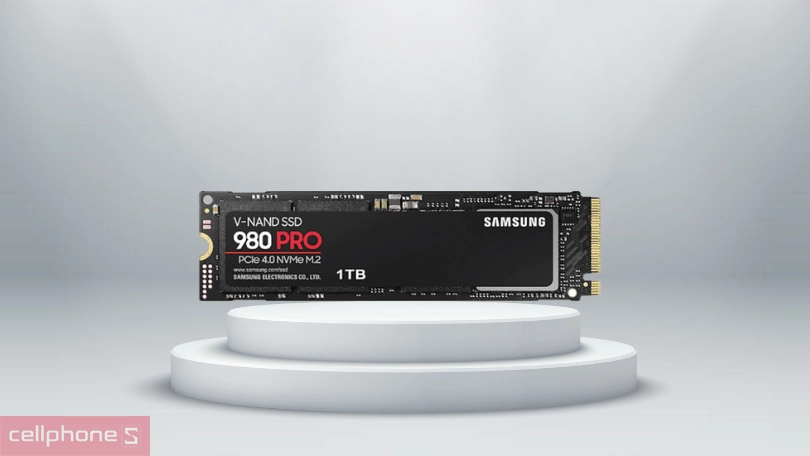 Ổ cứng SSD Samsung 980 Pro PCIE NVME 4.0X4 1TB - Lưu trữ 1TB rộng rãi