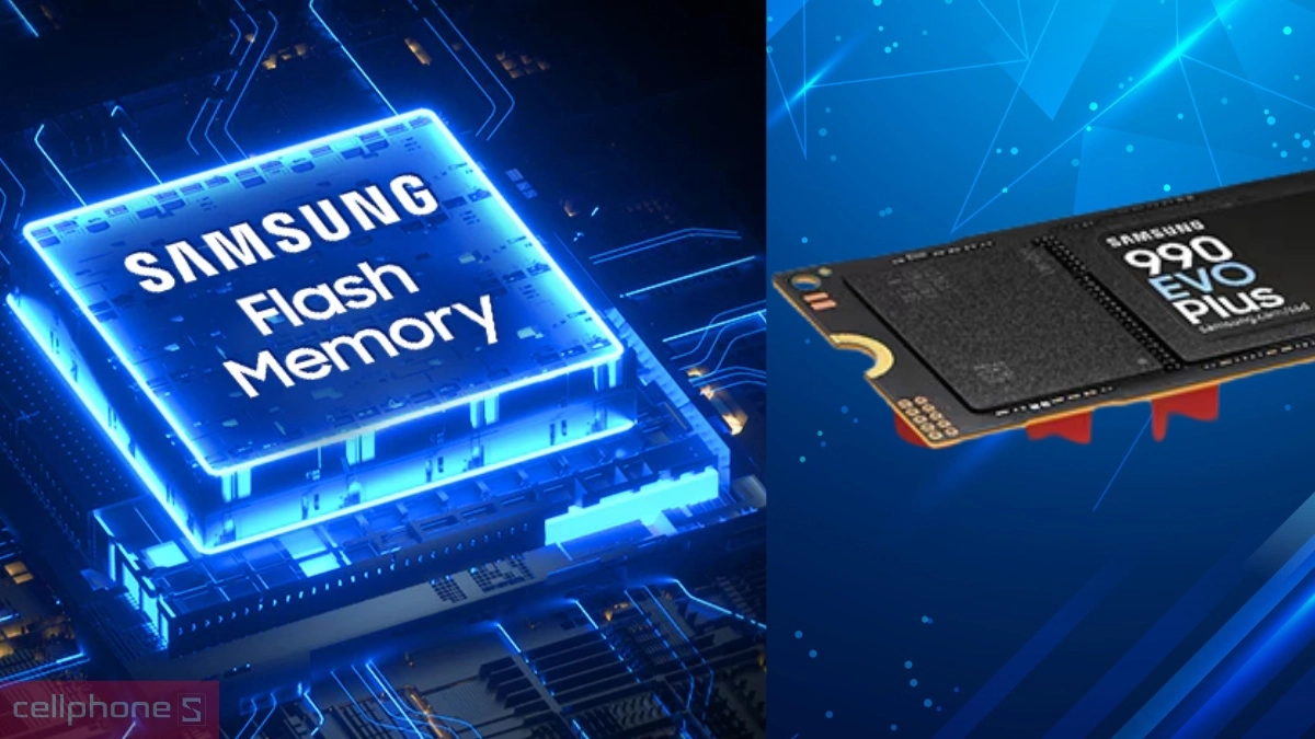 Tốc độ đọc ghi nhanh chóng của ổ cứng SSD Samsung 990 EVO Plus PCIE GEN 4.0 X4 NVME 1TB