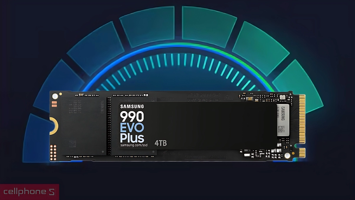 Dung lượng ổ cứng SSD Samsung 990 EVO Plus PCIe Gen 4.0 x4 NVMe 4TB