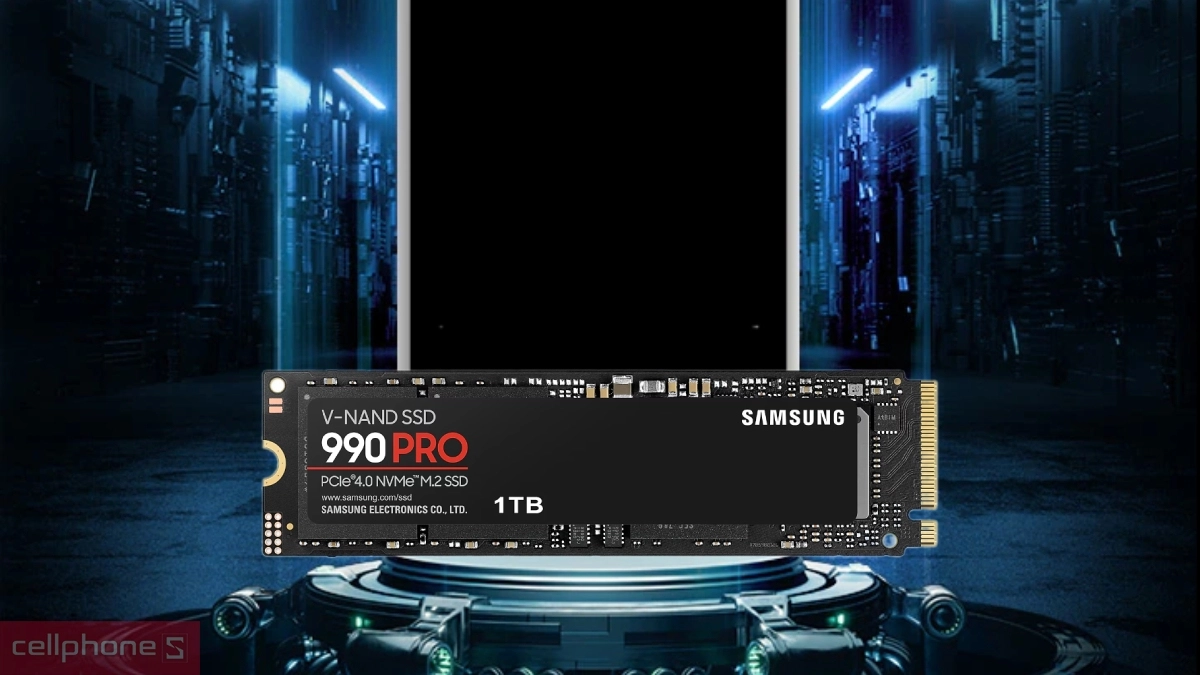 Ổ cứng SSD Samsung 990 Pro PCIe Gen 4.0 X4 NVMe dung lượng 1TB