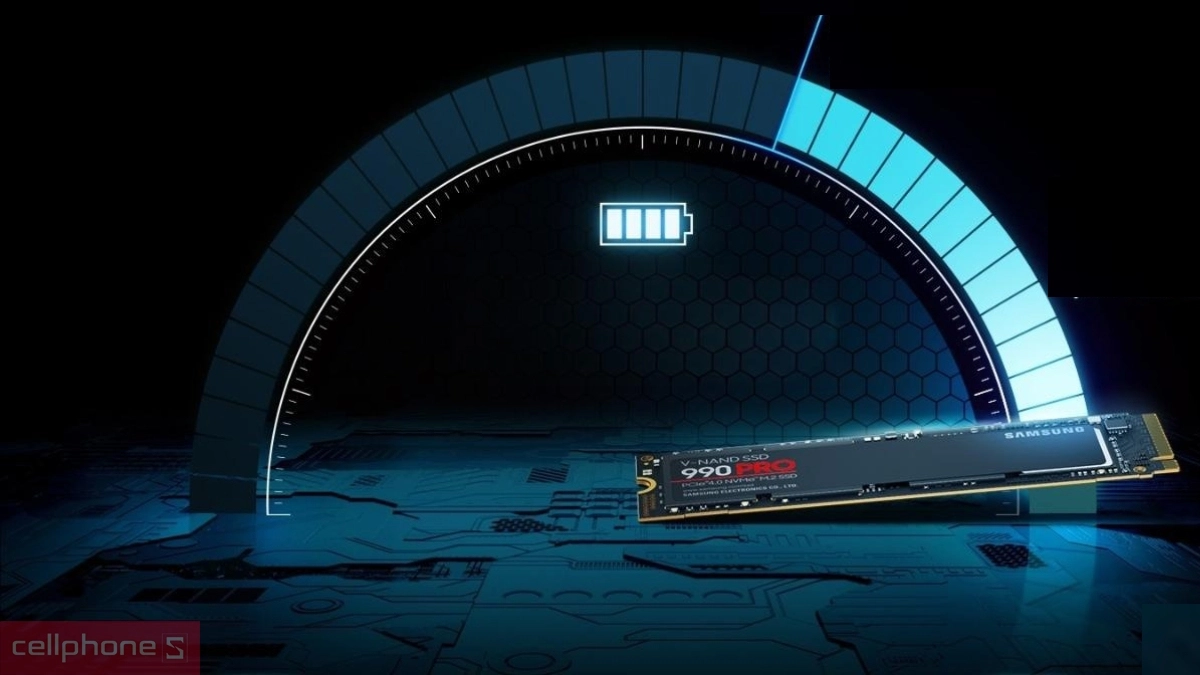 Tốc độ Ổ cứng SSD Samsung 990 Pro PCIe Gen 4.0 X4 NVMe 1TB