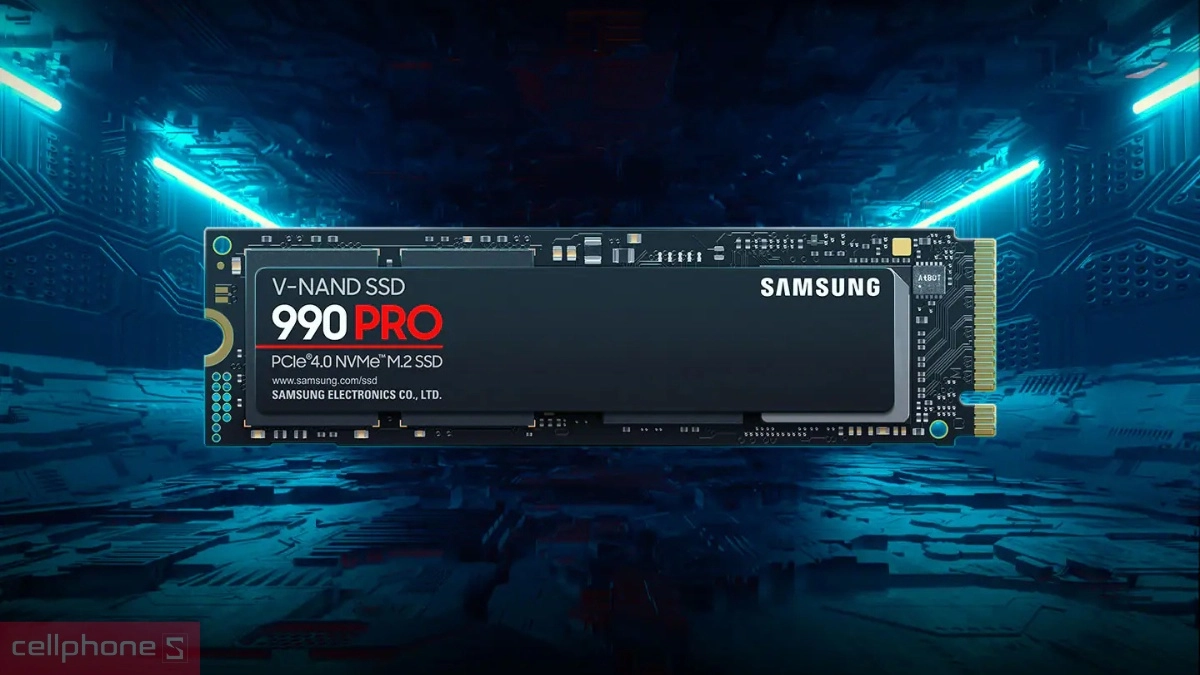 Ổ cứng SSD Samsung 990 PRO PCIe Gen 4.0 x4 NVMe 2TB thuộc dòng SSD M.2 2280 cao cấp