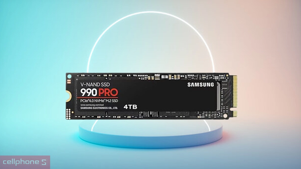 Chuẩn ổ cứng SSD Samsung 990 Pro PCIe Gen 4.0 X4 NVME 4TB