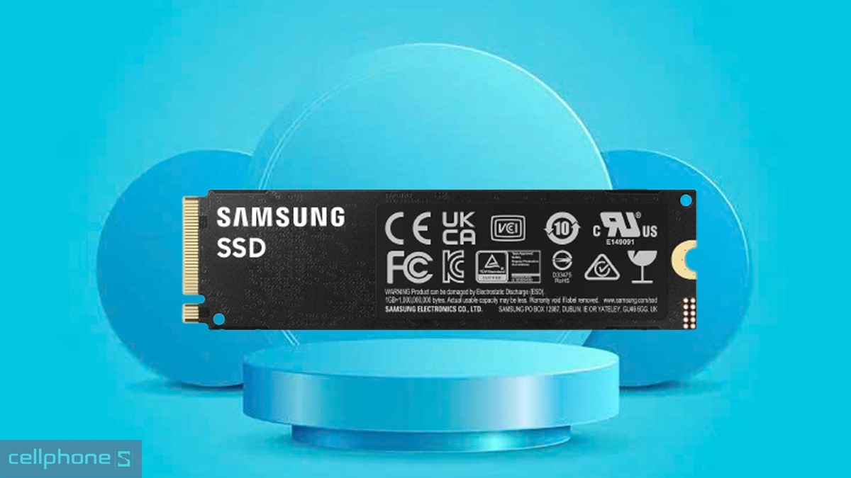 Dung lượng ổ cứng SSD Samsung 990 Pro PCIe Gen 4.0 X4 NVME 4TB