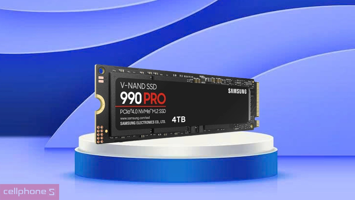 Tốc độ đọc - ghi, kết nối của ổ cứng SSD Samsung 990 Pro PCIe Gen 4.0 X4 NVME 4TB
