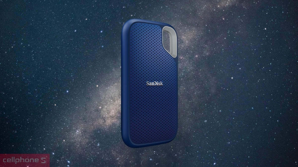 Tích hợp cổng giao tiếp Chuẩn SSD bền bỉ Ổ cứng di động SSD Sandisk E61 Extreme Portable Royal Blue 1TB