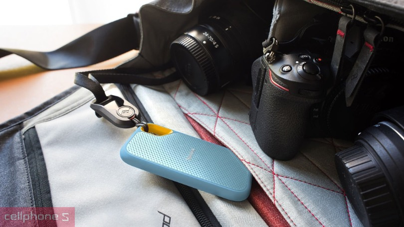 Tốc độ truyền tải của ổ cứng di động SSD Sandisk E61 Extreme V2 Sky Blue 1TB