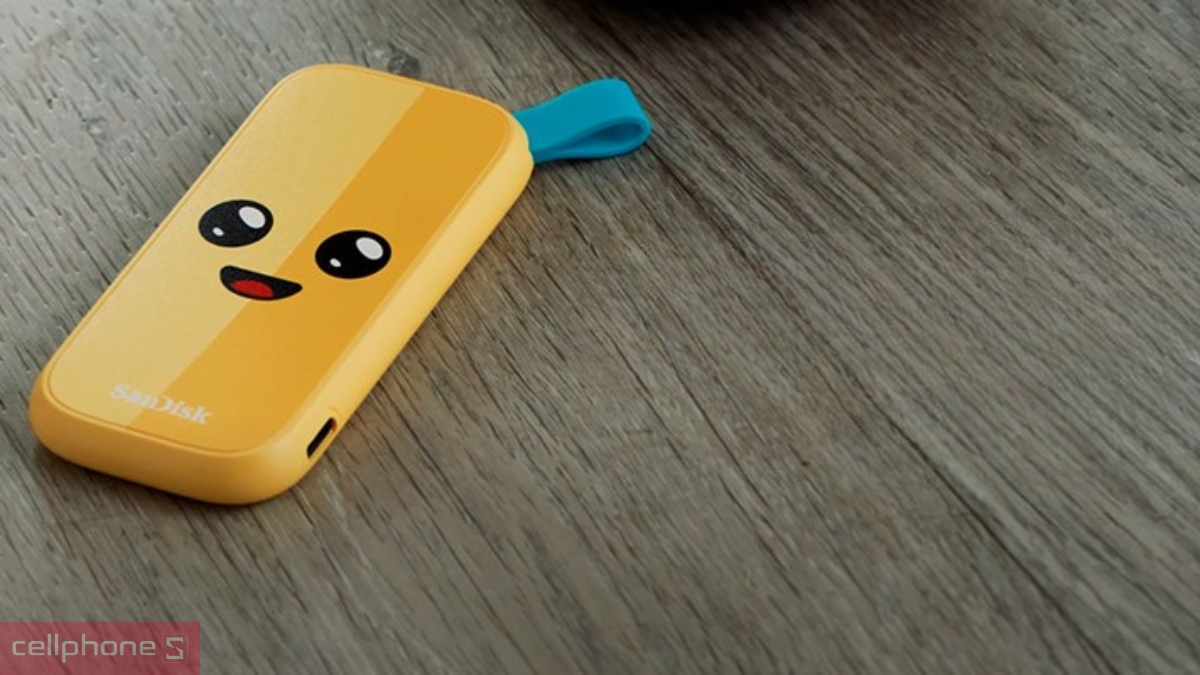 Tốc độ đọc ghi ấn tượng của ổ cứng di động SanDisk Fortnite Peely Edition SDSSDE30-1T00-G25F 1TB