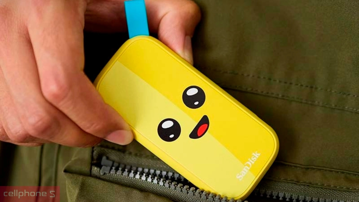 Khả năng tương thích, kết nối ngoại vi của ổ cứng di động SanDisk Fortnite Peely Edition SDSSDE30-1T00-G25F 1TB