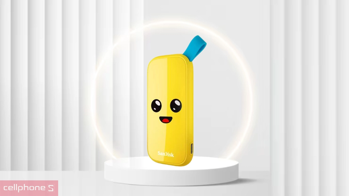 Kết nối ổ cứng di động SanDisk Fortnite Peely Edition SDSSDE30-2T00-G25F 2TB