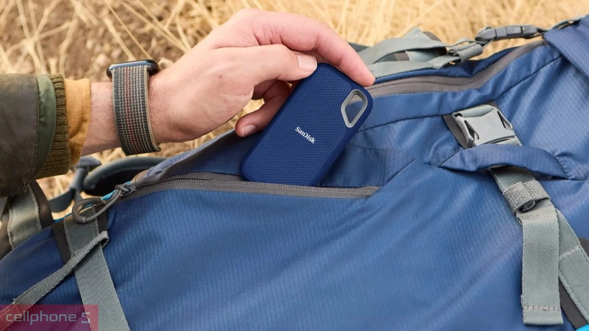 Ổ SSD hiện đại Ổ cứng di động SSD SanDisk E61 Extreme Portable Royal Blue 2TB