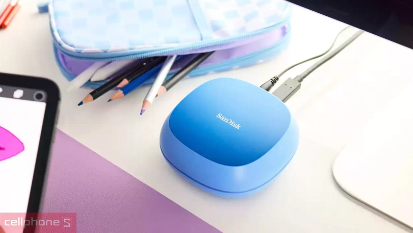 Ổ cứng SSD Sandisk Sandisk Creator Desk Drive 4TB - Dung lượng lưu trữ siêu lớn