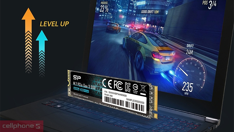 Đánh giá ổ cứng SSD Silicon Power A60 256GB M2 2280 PCIe