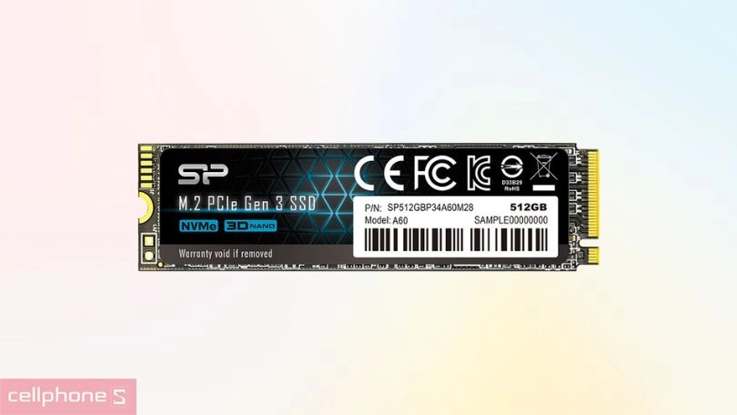 Đánh giá ổ cứng SSD Silicon Power A60 512GB M2 2280 PCIE