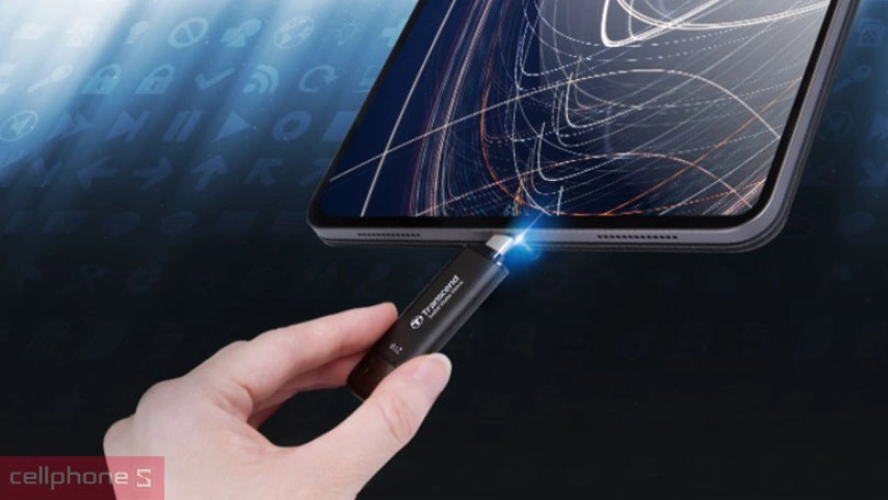 Tốc độ đọc - ghi của ổ cứng di động SSD Transcend ESD310P 1050MB/s 1TB