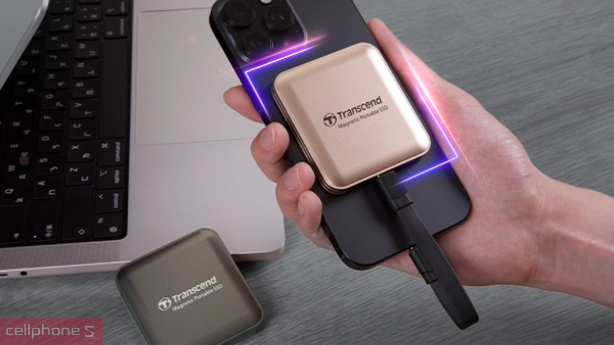 Ổ cứng di động SSD Transcend ESD420 2000MB/s MagSafe 4TB: Giải pháp lưu trữ hiệu quả