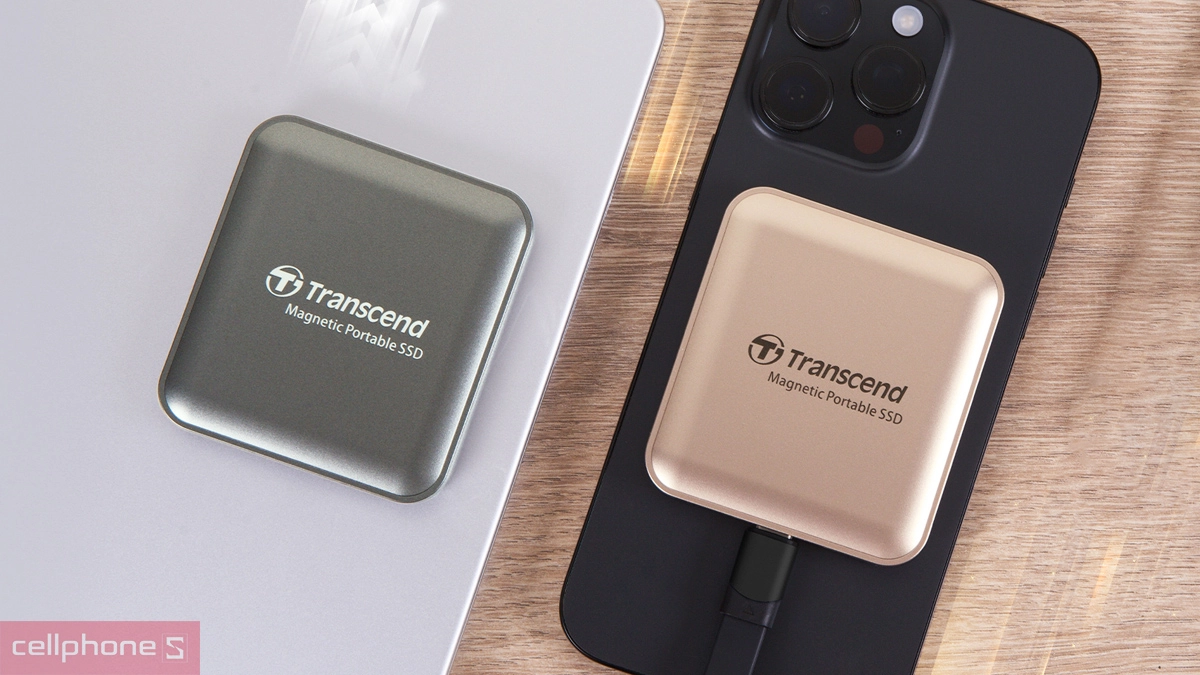 Ổ cứng di động SSD Transcend ESD420 2000MB/s MagSafe 1TB – Hỗ trợ MagSafe, tốc độ nhanh chóng