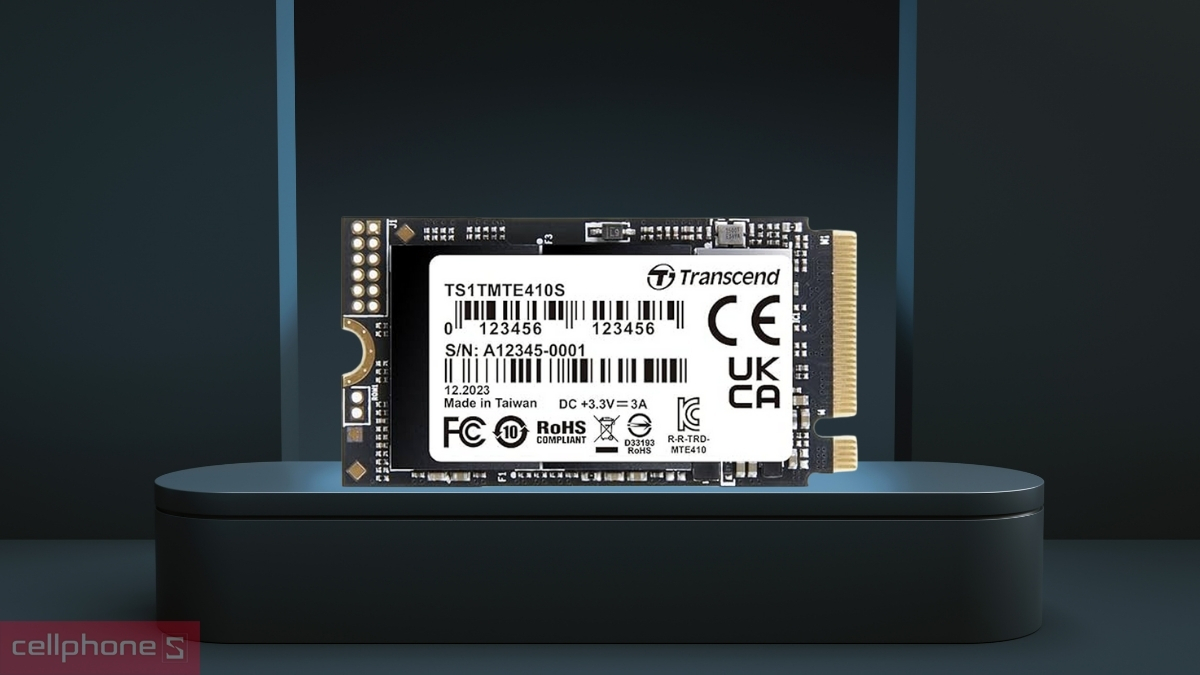 Bảo mật ổ cứng SSD Transcend MTE410S M.2 2242 PCIe Gen4x4 256GB
