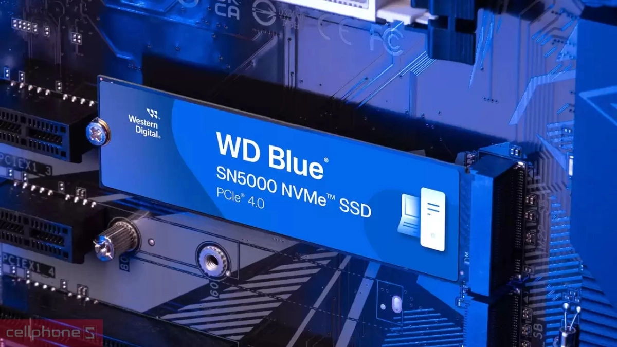 Khả năng giao tiếp trên Ổ cứng SSD WD Blue SN5000 NVME PCIe Gen4 x4 M.2 2280 500GB