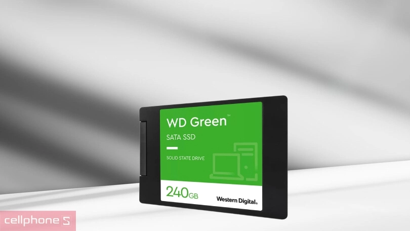 Dung lượng lưu trữ của ổ cứng SSD WD Green 2.5 inch SATA III 240GB