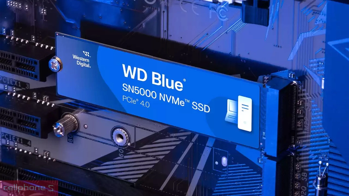 Chuẩn giao tiếp Ổ cứng SSD WD SN5000 NVME PCIe Gen4 x4 M.2 2280 4TB