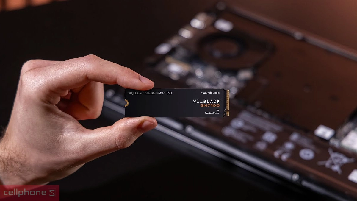 Kết nối ổ cứng SSD WD SN7100 NVME PCIe Gen4 x4 M.2 2280 1TB