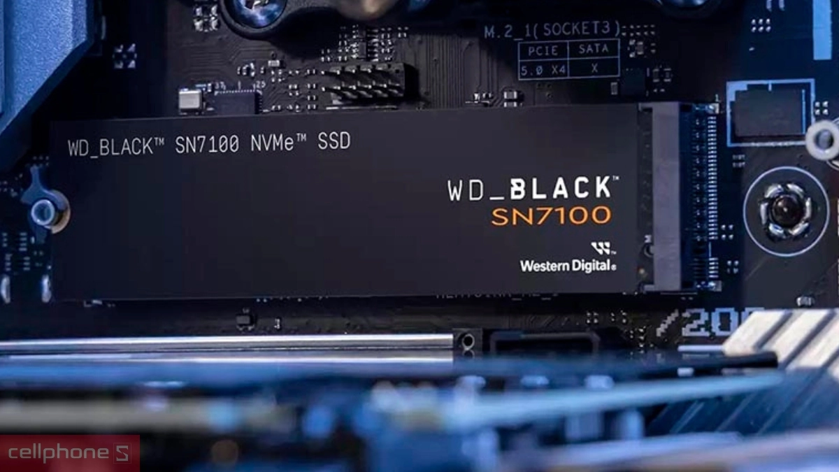 Dung lượng ổ cứng SSD WD SN7100 NVMe PCIe Gen4 X4 M.2 2280 2TB