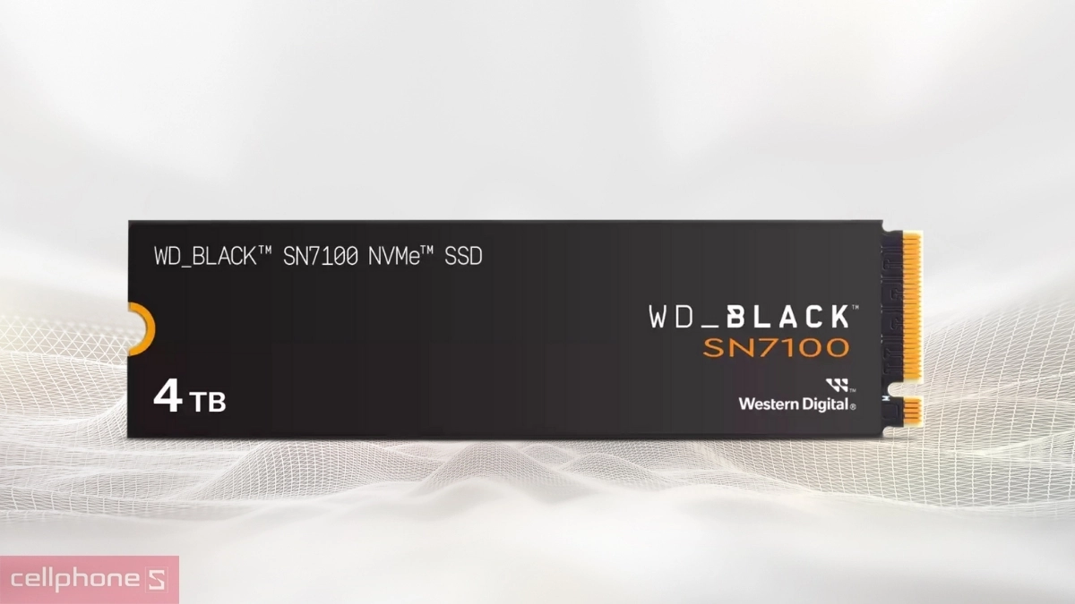 Kết nối ổ cứng SSD WD SN7100 NVMe PCIe Gen4 X4 M.2 2280 4TB