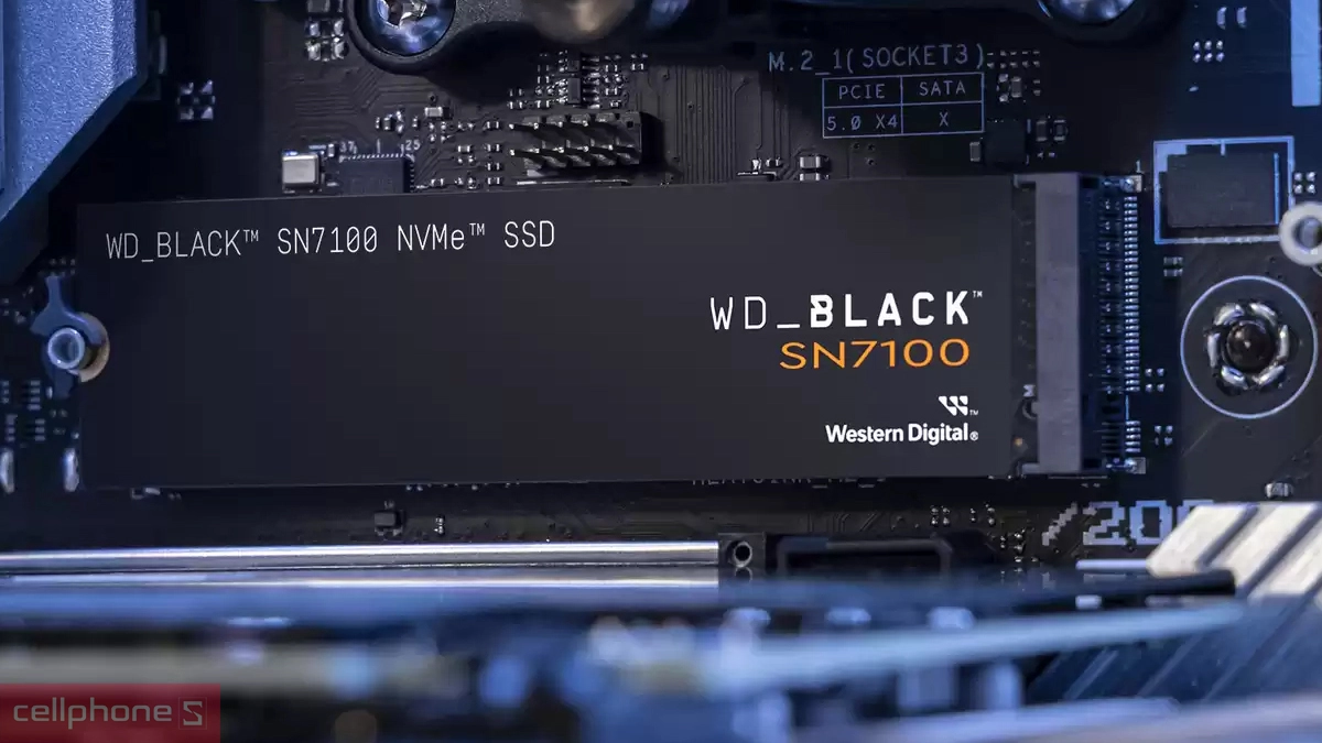 Phân loại ổ cứng SSD WD SN7100 NVMe PCIe Gen4 X4 M.2 2280 500GB